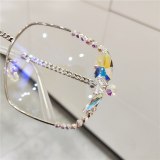 Diamond Women's Flat Light Anti Radiation Sunglasses