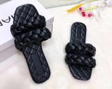 Women Double-Layer Beach Woven Outdoor Leisure Slippers H06576