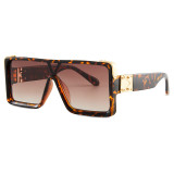 Vintage Black White Square Sunglasses Hip Hop Shades Z125869