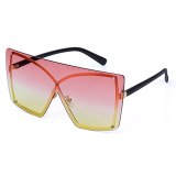 Square Oversized Gradient Sunglasses 822132