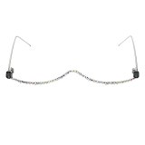 Fashion Diamond Pendant Half-Frame Sunglasses 701122