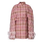 Sweet Wind Cloak-style Woolen Jacket Coat Coats TJA2288495Q