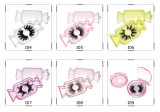 25mm Eyelash Packaging Faux 3D Mink Eyelashes Boxes