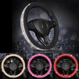 Diamond Crystal Rhinestone Car Leather Steering Wheel Covers 00112