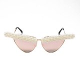 Pearl Cat Eye Trendy Ocean Sunglasses 807081