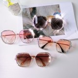Fashion Shining Rhinstone Sunglasses GV94859
