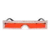 Fashion Small Frame Rhinestone Rectangle Sunglasses 192435