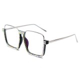 Classic Diamond Half Frame Sunglasses GVB6045364