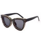 Fashion Clear Diamond Sunglasses GV72193546