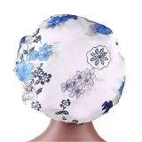 Hair Satin Bonnet Bonnets Hair Styling Caps For Sleeping Shower Cap TJM-30112A