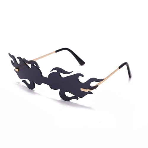 New Metal Fashion Flame Sunglasses 711829
