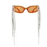 Vintage Tassel Rhinestones Unique Diamond Sunglasses 33192103