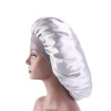 Extra Large Satin Silk Bonnet Elastic Bonnets TJM-40516A
