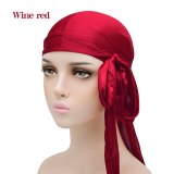 Men's Silky Durags Turban hat Wigs Doo Men Satin Durags DURAG-0112