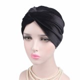 Muslim Stretch Women Velvet Cross Bonnet Bonnets TJM-26374