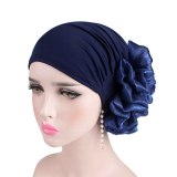New Women's Flower Hat Stretch Cloth Bonnet Bonnets TJM-26273
