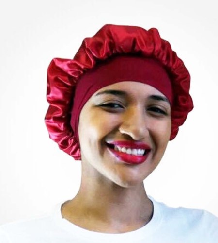 New Solid Color High Quality Treatment Protect Hair Bonnet Bonnets TJM-30112