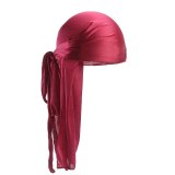 Long Tail Silk Scarf Muslim Turban Doo Rag Pirate Hat Durags TJM-0516C