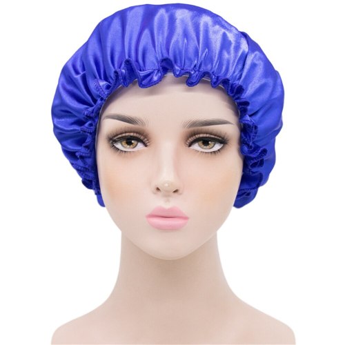 Muslim Women Satin Elastic Stretch Bonnet Bonnets 1627