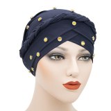 Cotton Beading Inner Wrap Head Turban Turbans 0112
