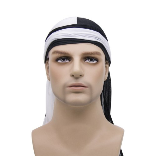 Popular Silk Pirate Hip-Hop Wind Long Tail Silky Durags 0617