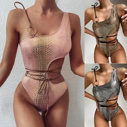 Sexy Hollowr Women Skinny Beach Swimsuit Swimsuits B8293