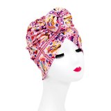 Women Islamic Head Scarf Turban Trendy Printed  Bonnet Bonnets