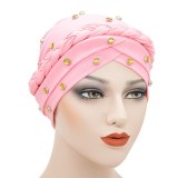 Cotton Beading Inner Wrap Head Turban Turbans 0112