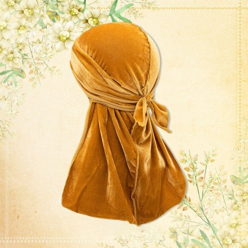 Men's Velvet  Turban Durag Durags