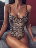 Women Leopard Print Bikini Swimsuit Swimsuits B0718