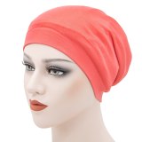 New Hood Satin Silk Breathable Turban Bonnet Bonnets