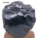 Extra Large Women's Satin Sleeping Hat Bonnet Bonnets 1526