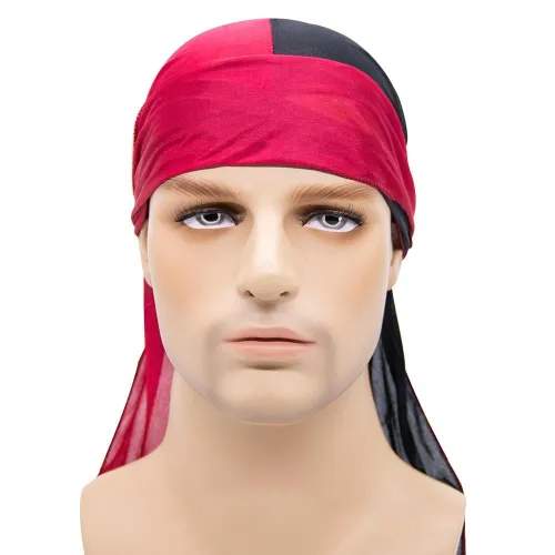 Hip Hop Tow Color Durag Durags 0819