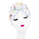 Women Head Scarf Turban Caps Trendy Printed Bonnet Bonnets