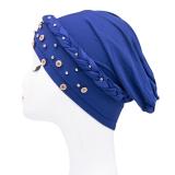 Fashion Muslim Wrap Turban Diamond headband Bonnet Bonnets 0617