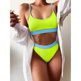 High Waist Bikini Retro Swimsuit Swimsuits B17889W