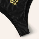 New Women's BeachWear Fashion Gold Print Swimsuit Swimsuits B5566