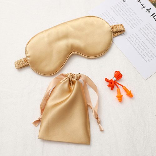 Sleeping Silk Night Eye Masks With Sack And Earplug 81324