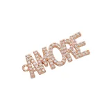 Crystal BABE SEXY Letter Charms For DIY Handmade Necklaces Jewelry