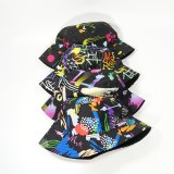 Fashion Spring Summer Graffiti Bucket Hat Fisherman Hats 2021789910