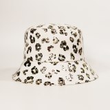 Vintage Fisherman Glitter Leopard Print  Bucket Hats Caps 202107081