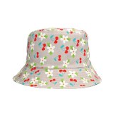 Fashion Cotton Flower Print Bucket Women Fisherman Hats