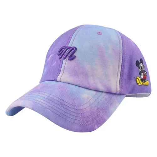 Mouse Lettered Fashion Tie-Dye M Brim Hats C-80011