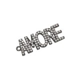 Crystal BABE SEXY Letter Charms For DIY Handmade Necklaces Jewelry