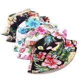 Flower Print Bucket Hat Reversible Fisherman Hats YFM56879