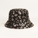 Vintage Fisherman Glitter Leopard Print  Bucket Hats Caps 202107081