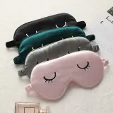 Imitated Silk Sleeping Eye Masks Shading Patch Cover 80617