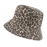 Leopard Print Bucket Hip Hop Fisherman Hats