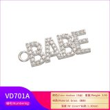 Crystal BABE SEXY Letter Charms For DIY Handmade Necklaces Jewelry