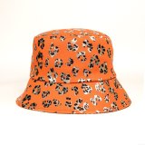 Vintage Fisherman Glitter Leopard Print  Bucket Hats Caps 202107081